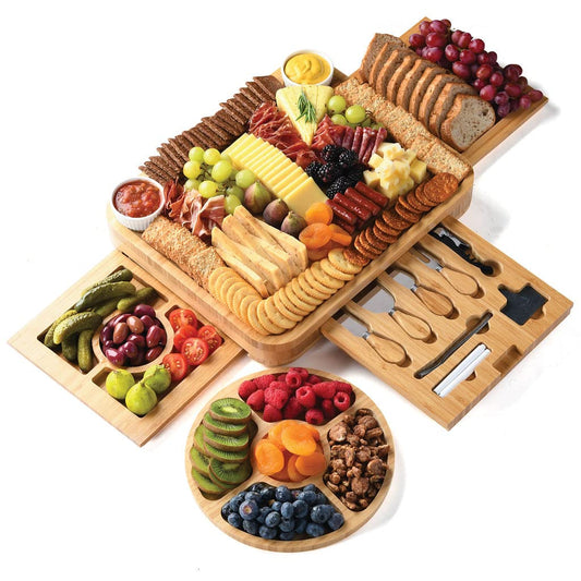 HOME IT planche rectangulaire en bambou montrant une coupe nette et durable pour service
