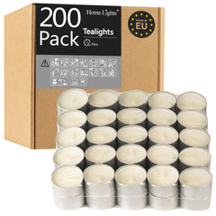 Home Lights face avant de l’emballage montrant le lot de 200, pratique
