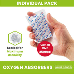 Home Sensei sacs avec absorbeurs 2500cc pour conservation efficace