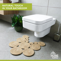 Home Turko tapis placé devant une douche illustrant protection du sol
