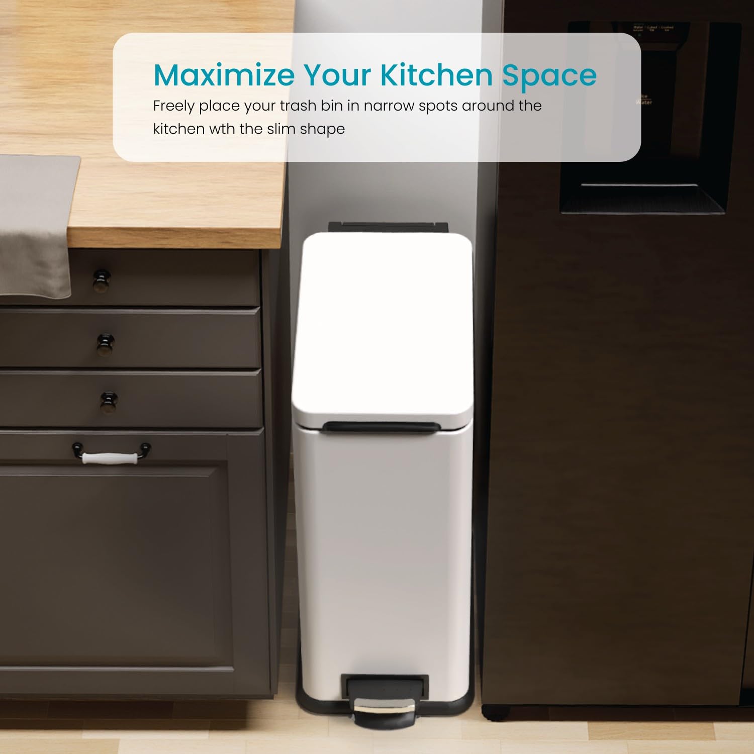Home Zone Living pédale mains-libres pour une ouverture hygiénique