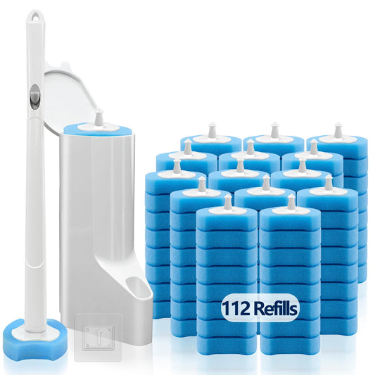 HOMEBETTER kit complet brosse WC mural accroche facilité de rangement