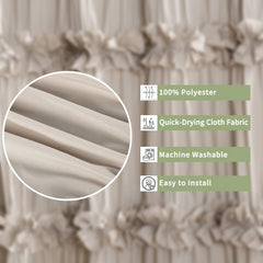 Homechoice Decor texture du tissu montrant opacité et facilité d'entretien