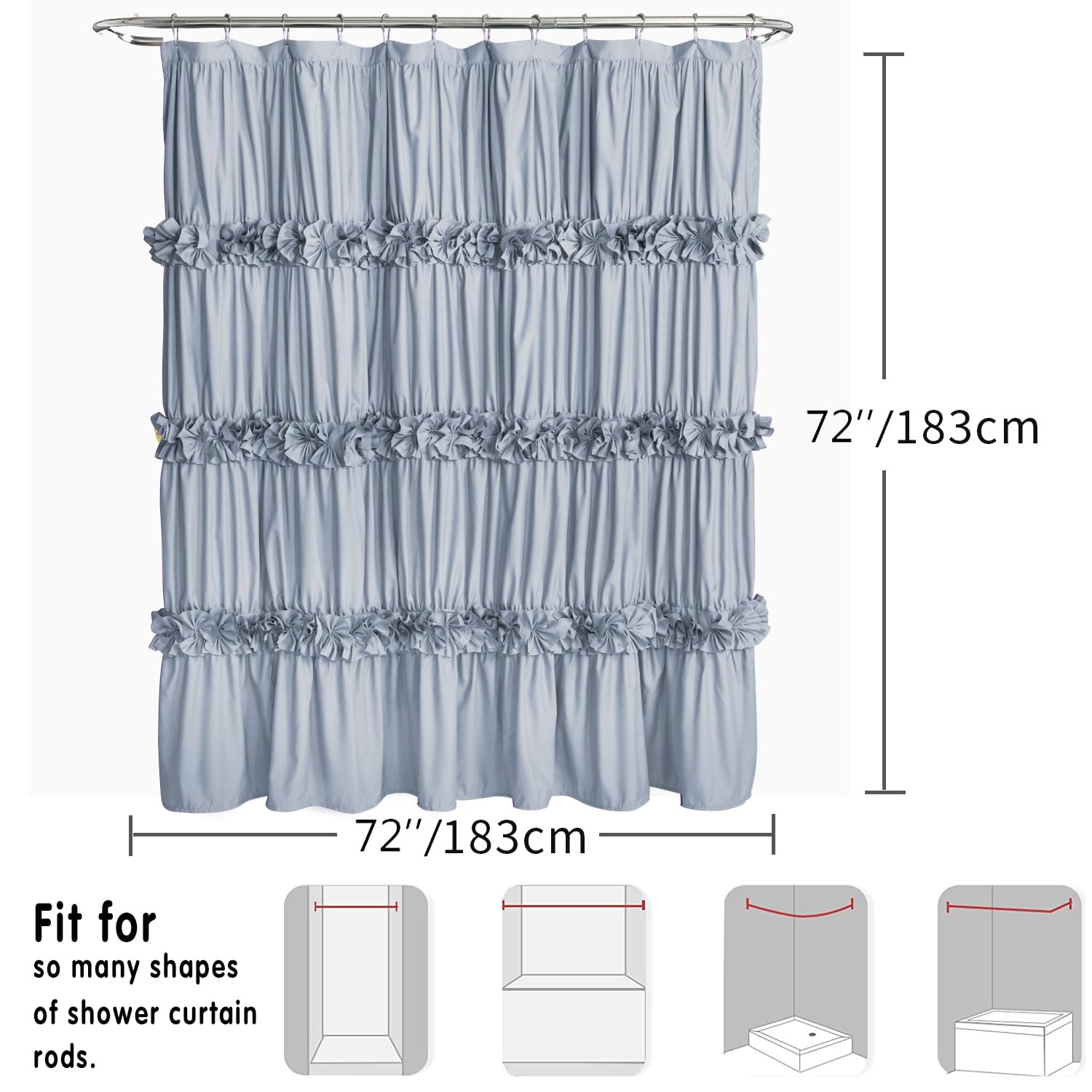 Homechoice Decor comparaison taille 72x72 montrant couverture complète
