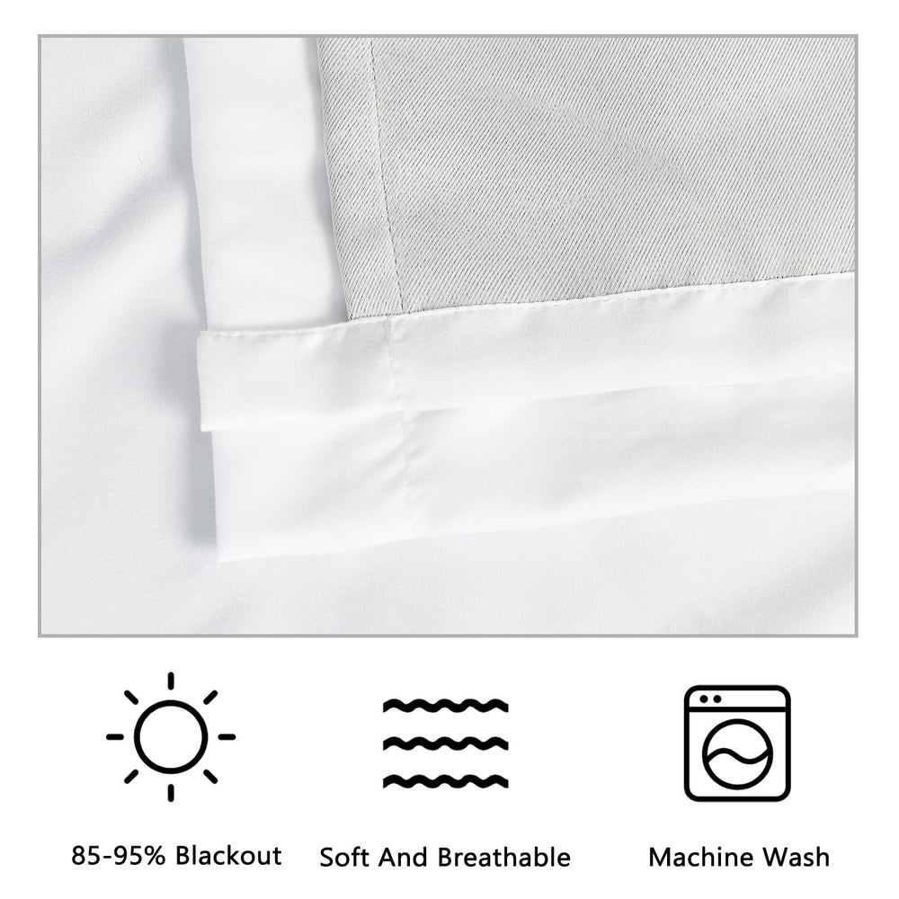 Homechoice Decor texture microfibre serrée, blocage lumineux et douceur au toucher