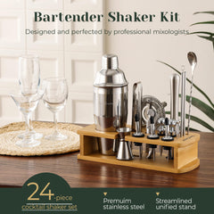 HomeCurated ensemble présenté sur support bambou assurant rangement esthétique