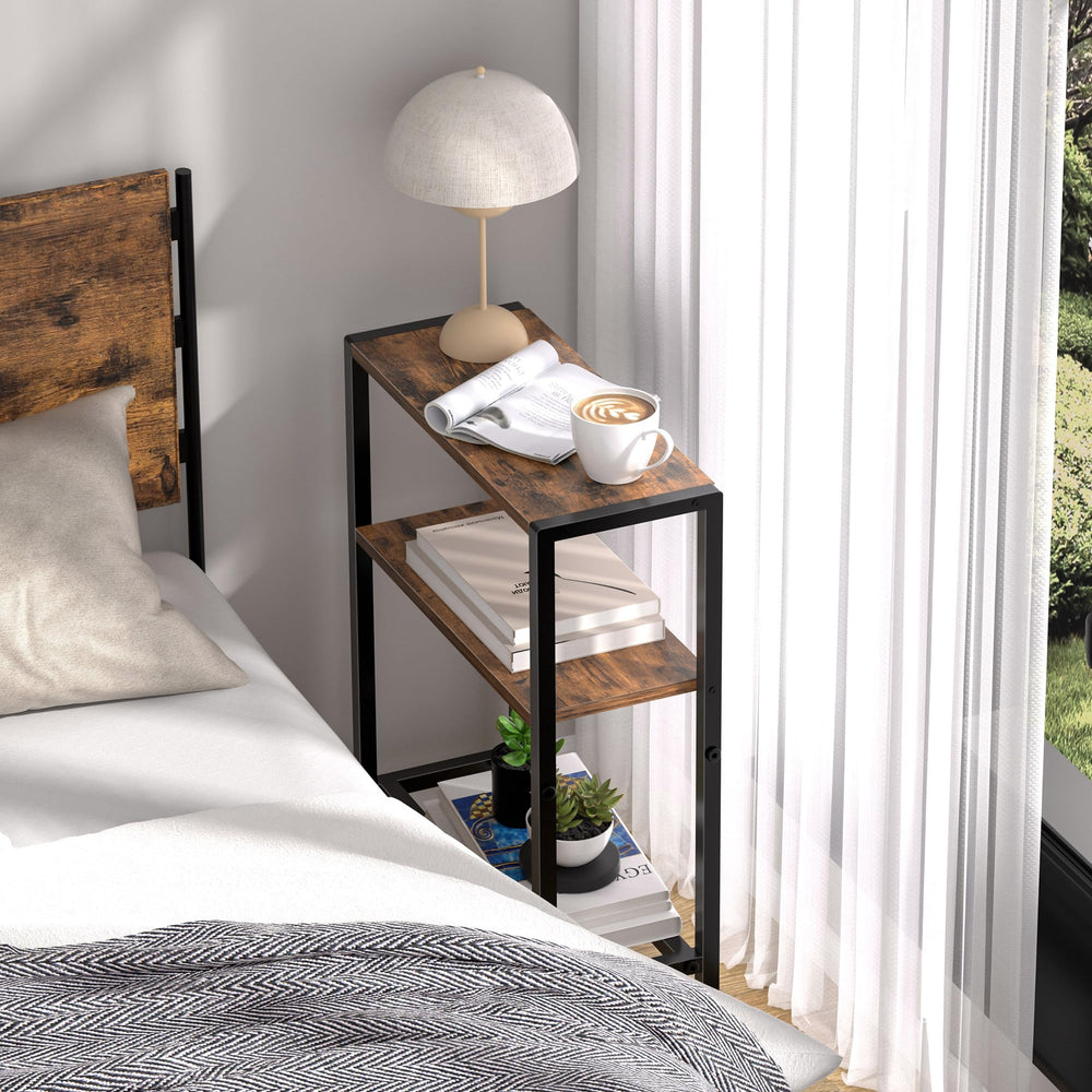 Homedawn table en situation dans le salon, pose pratique pour boissons