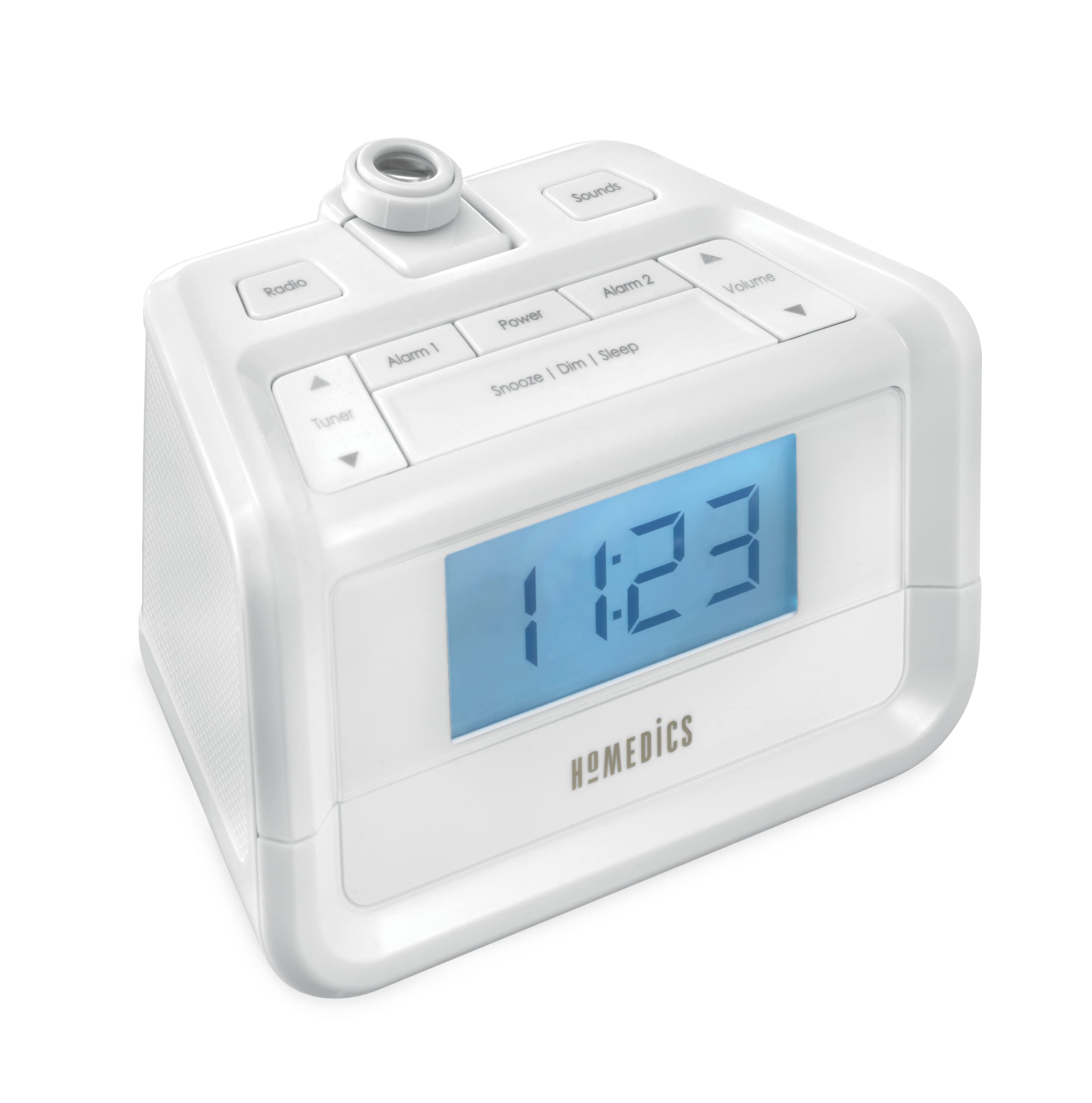 Homedics vue face avant affichage LED lisible et ergonomie pratique