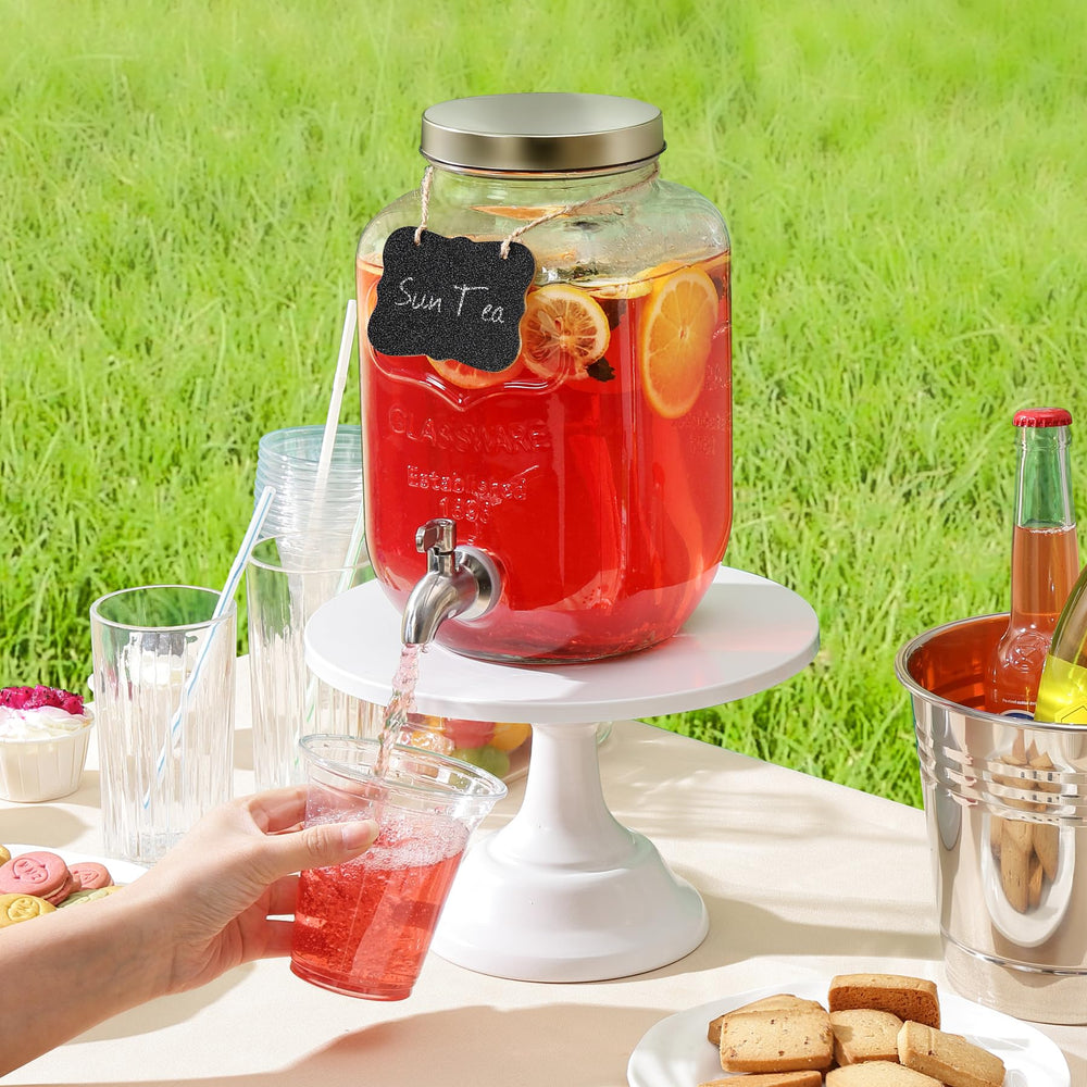 HomeFeel distributeur rempli de limonade lors d'une fête, facile à servir