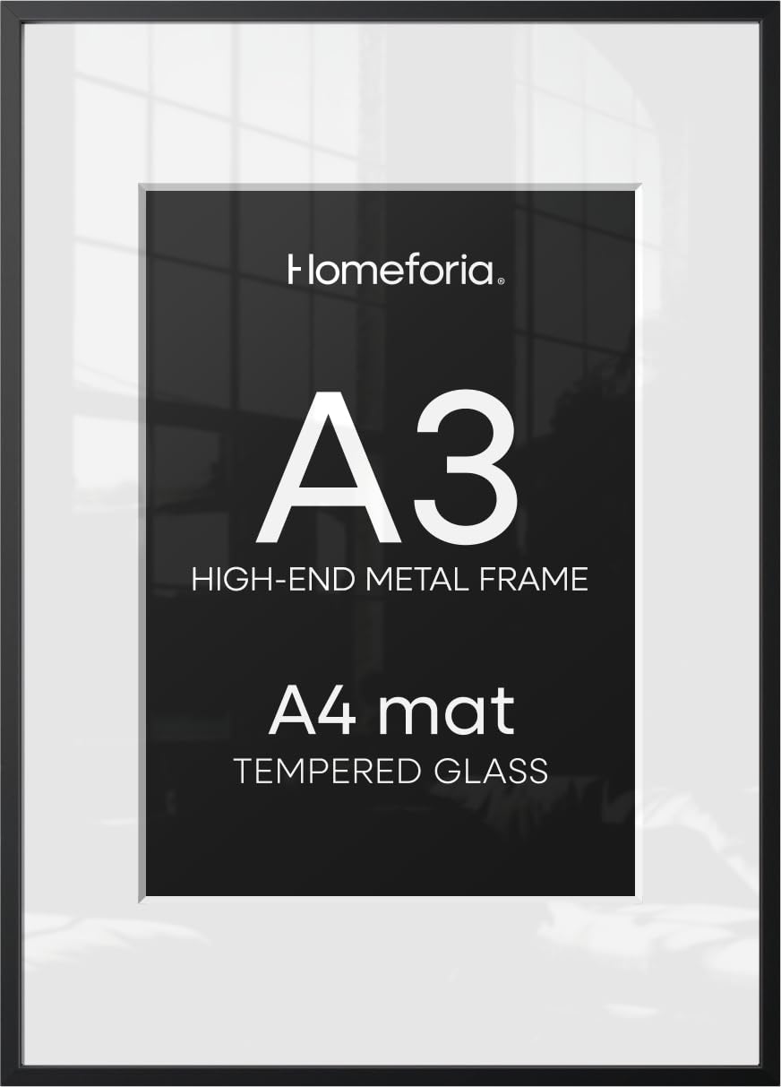 Homeforia cadre A3 face avant mettant en valeur l’œuvre et l’élégance