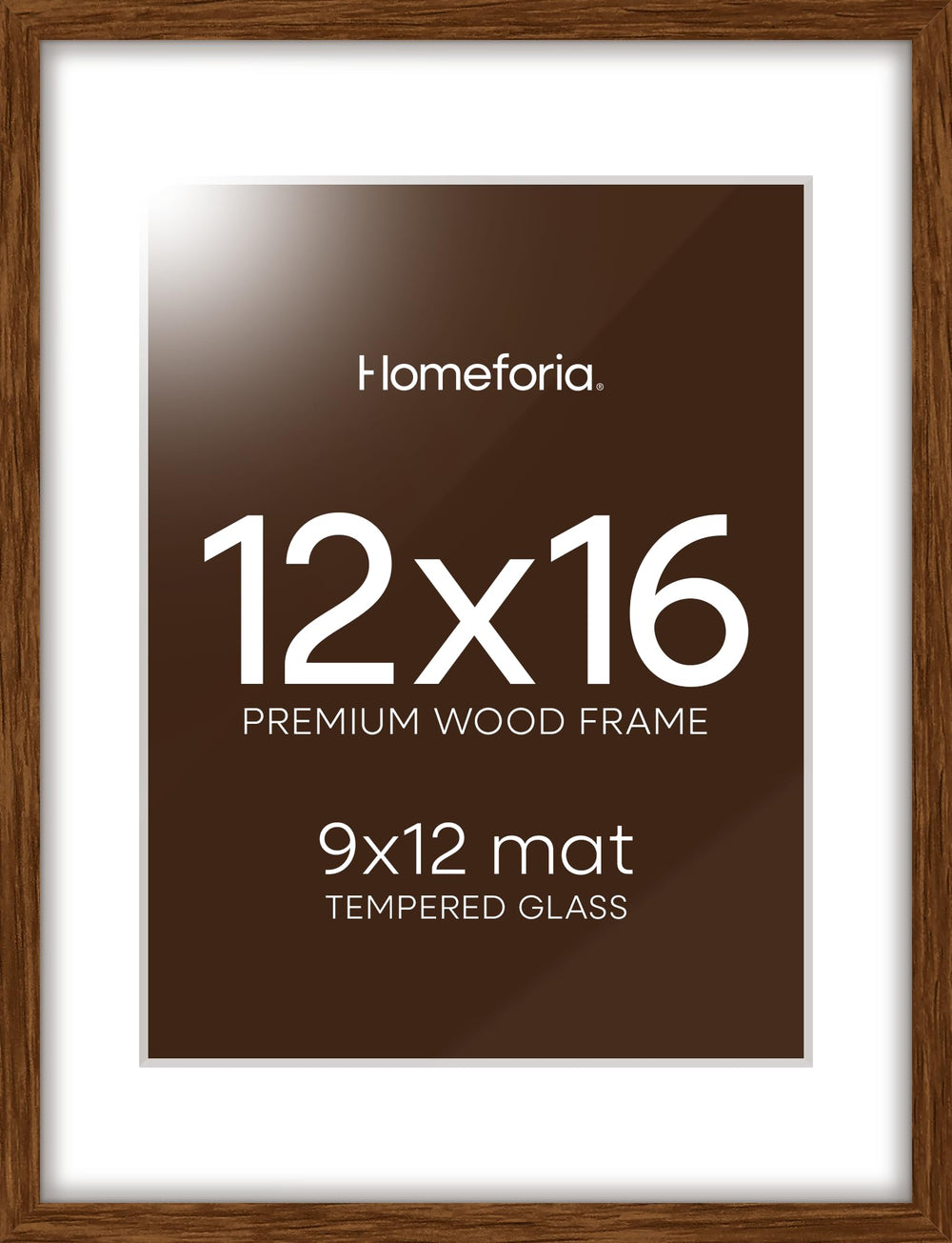 Homeforia cadre face 12x16 montrant finition et élégance