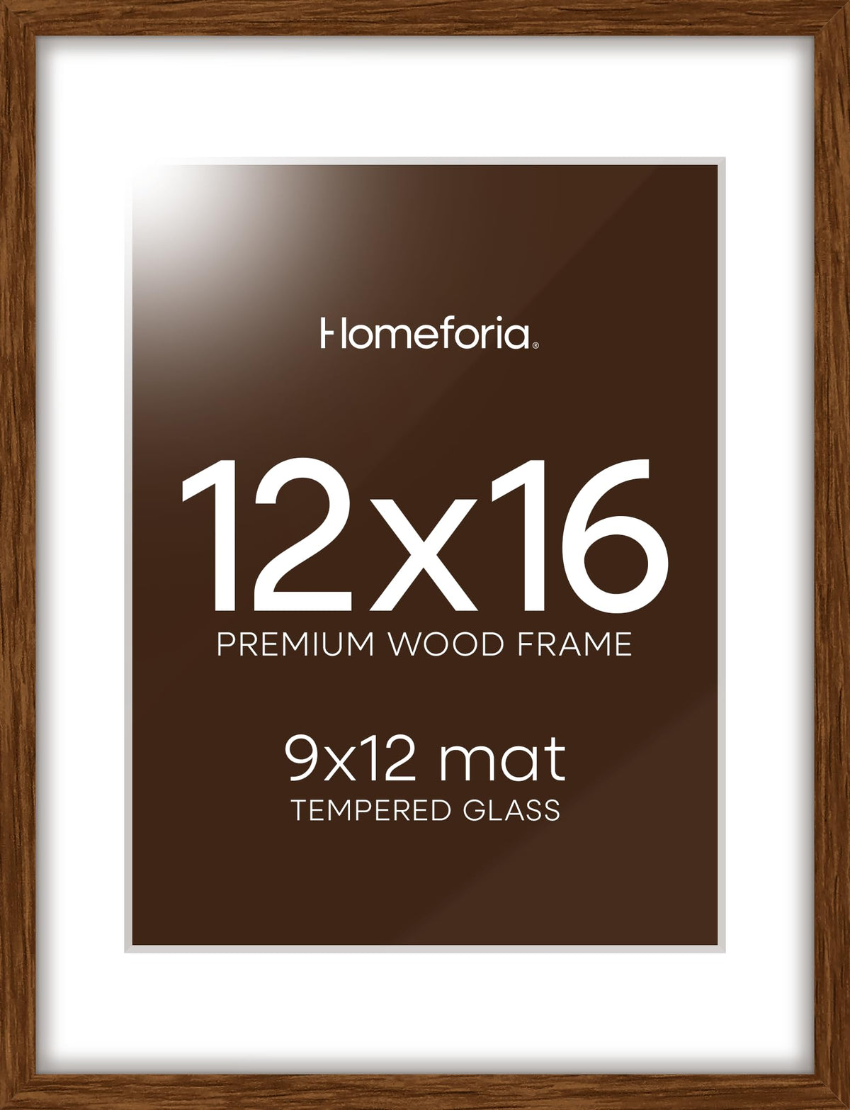 Homeforia cadre face 12x16 montrant finition et élégance