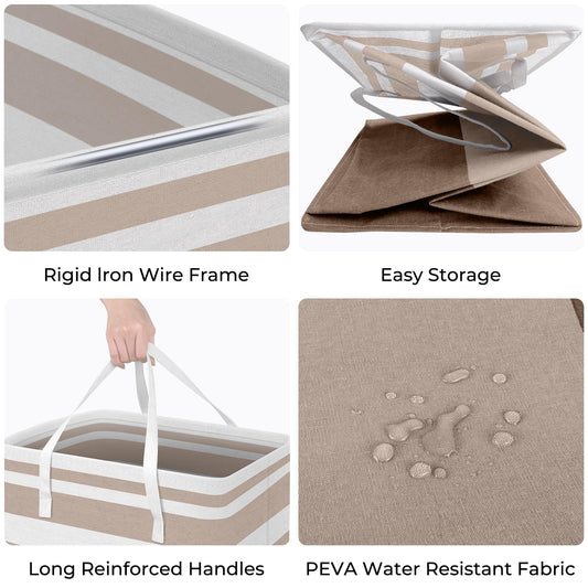 HomeHacks gros plan tissu et revêtement PEVA, protection contre humidité