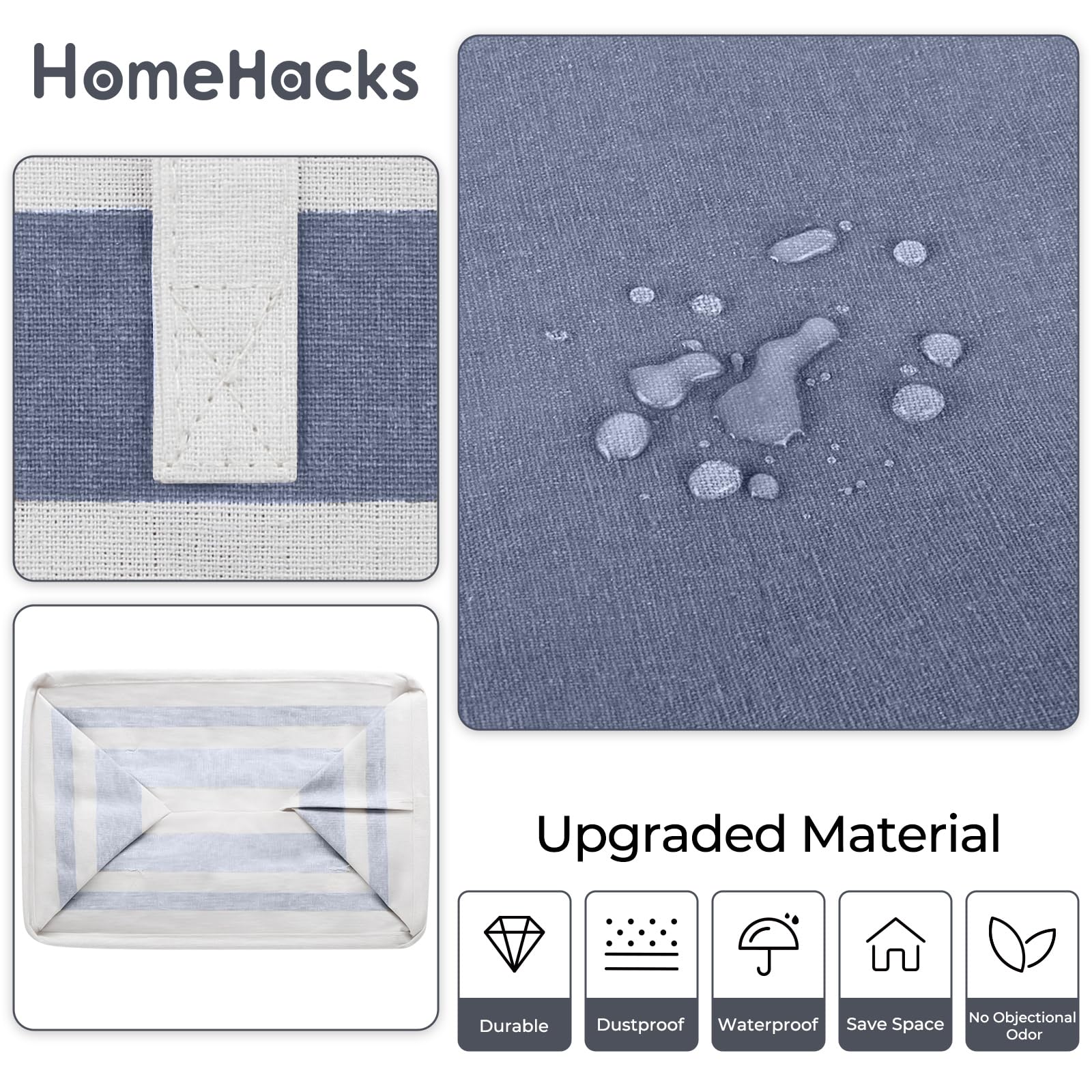 HomeHacks panier en usage dans chambre pour ranger vêtements et jouets