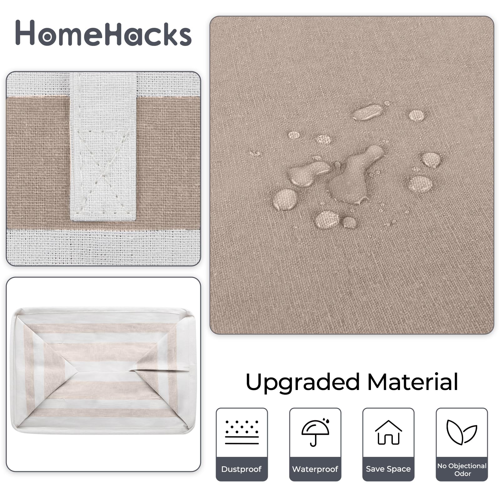 HomeHacks panier plié rangé compactement, gain de place immédiat