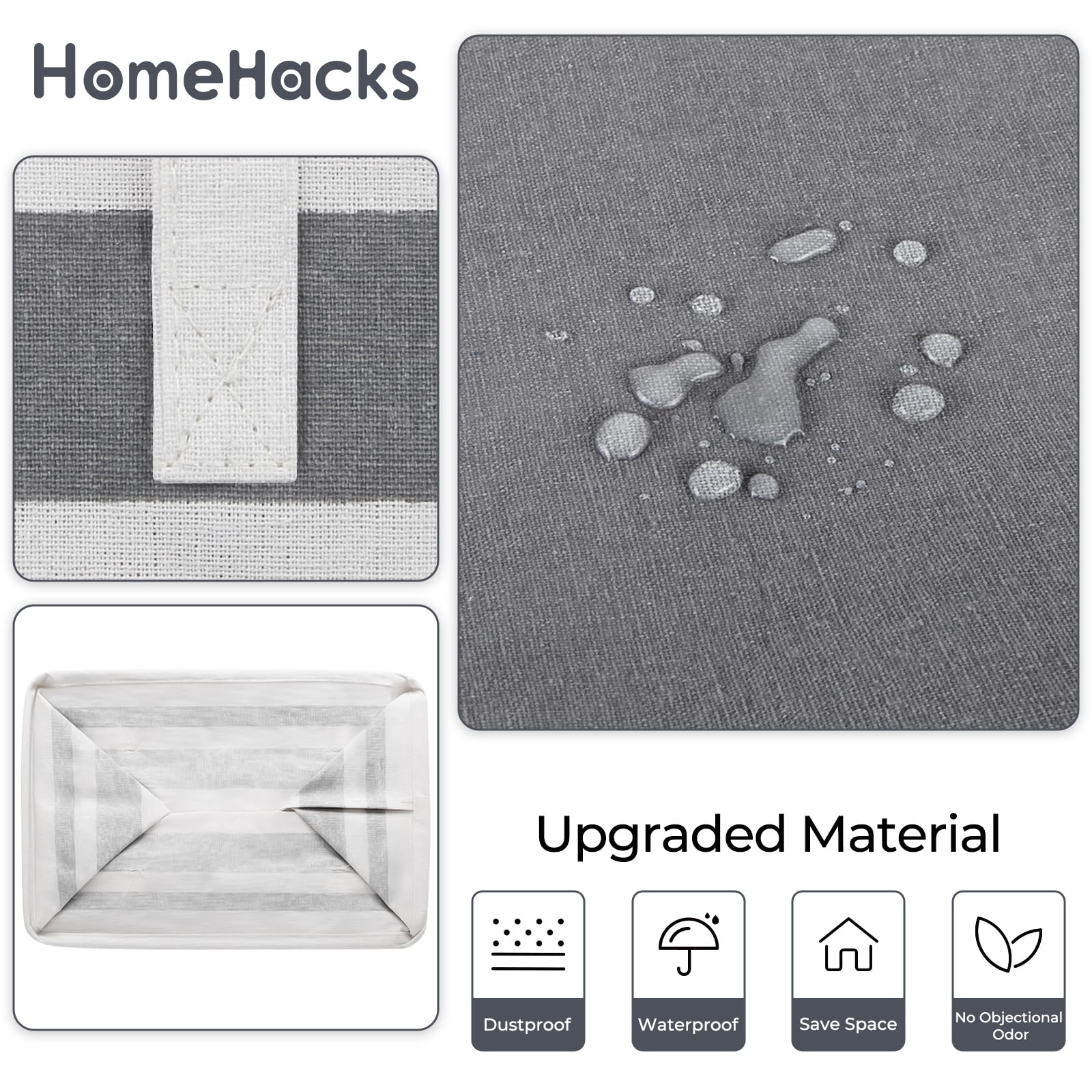 HomeHacks panier plié pour rangement compact, gain de place évident