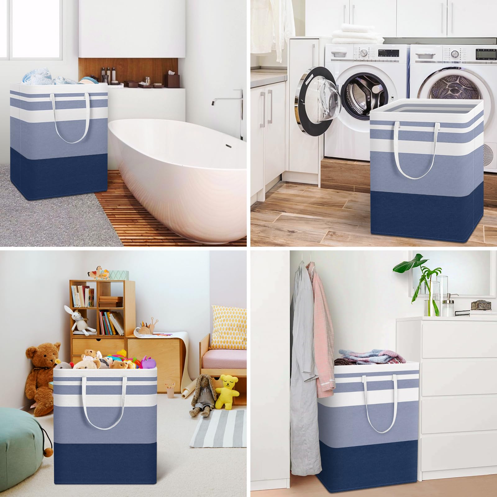 HomeHacks panier plié rangé sous le lit pour gain de place