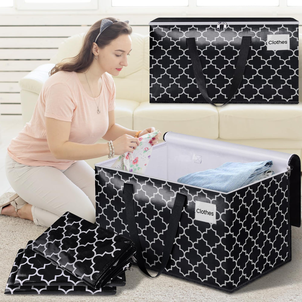 HomeHacks sacs rangés en garage contre poussière et humidité