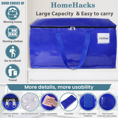 HomeHacks sac rempli transport facile de couvertures et vêtements