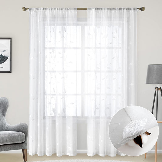 HOMEIDEAS broderie feuilles gros plan apportant touche décorative naturelle