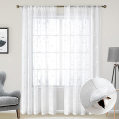 HOMEIDEAS broderie feuilles gros plan apportant touche décorative naturelle