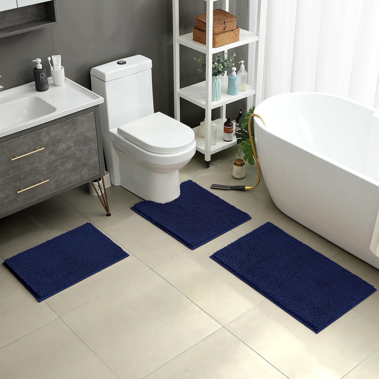 HOMEIDEAS gros plan chenille montrant douceur et absorption élevée