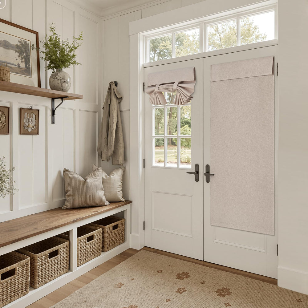 HOMEIDEAS rideau posé dans une chambre, favorise obscurité et repos