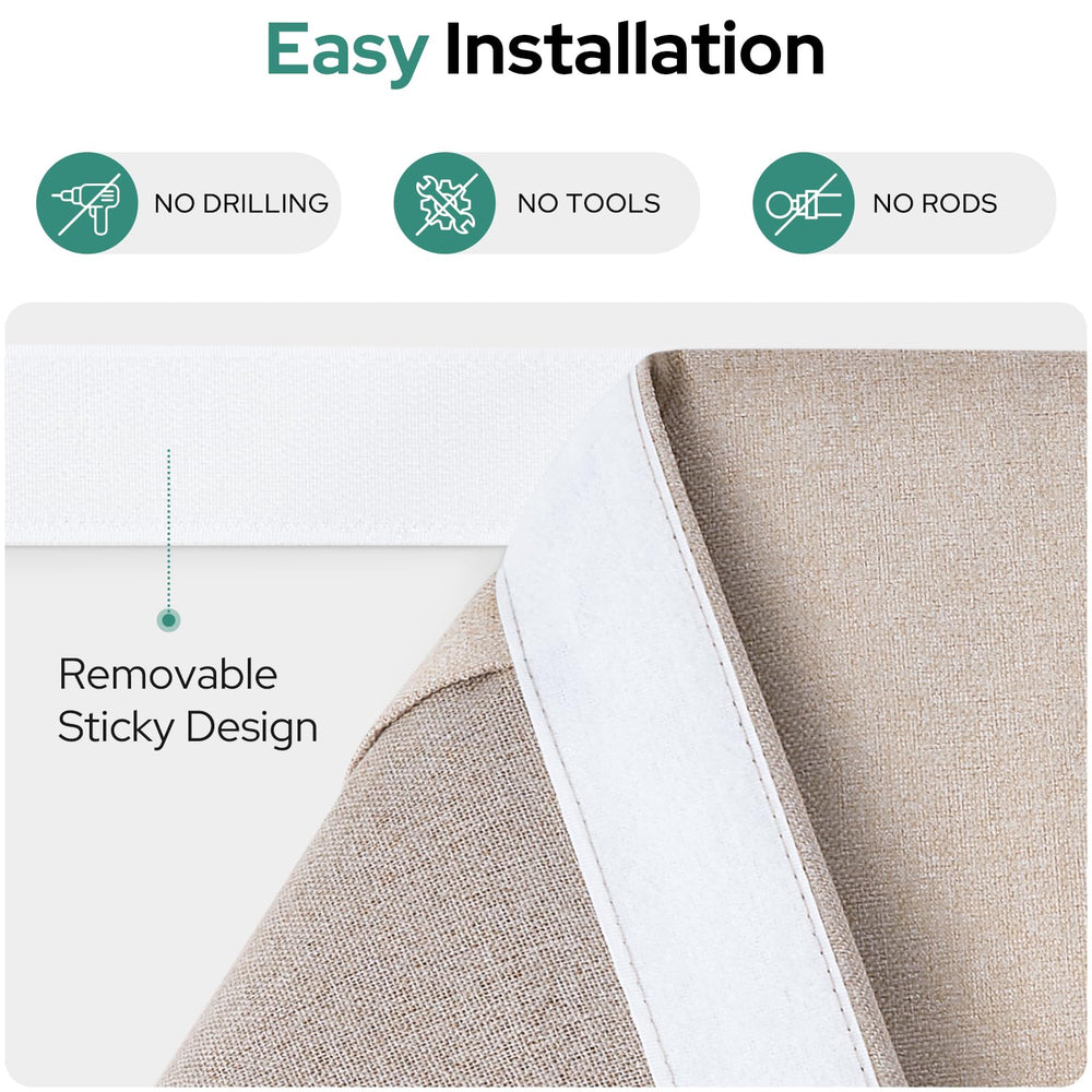 HOMEIDEAS vue rideau ouvert sur porte-fenêtre, esthétique neutre