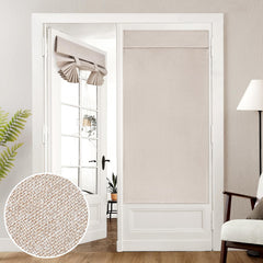 HOMEIDEAS rideau devant porte-fenêtre occultant pour intimité totale