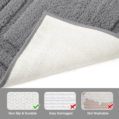 HOMEIDEAS tapis placé devant douche qui garde le sol sec