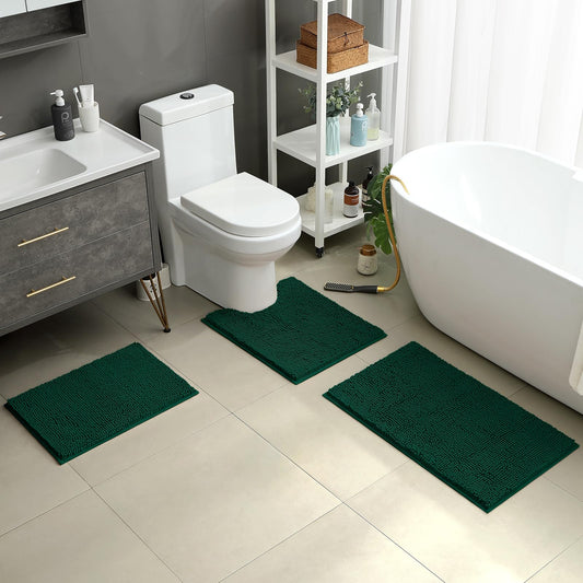 HOMEIDEAS gros plan des fibres chenille montrant douceur et forte absorption
