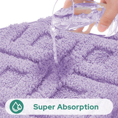 HOMEIDEAS gros plan fibres microfibre absorption rapide et douceur