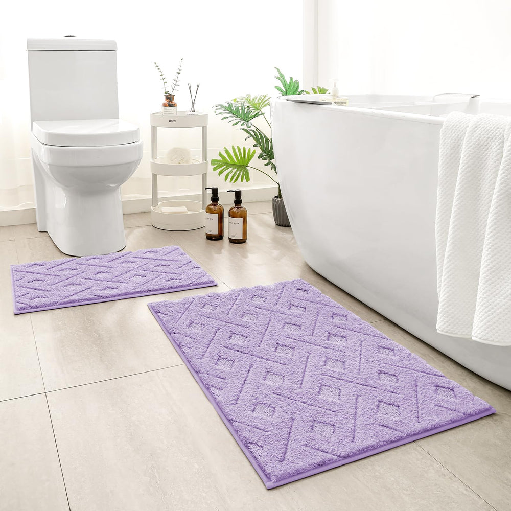 HOMEIDEAS tapis de bain recto lavande confort moelleux et chaleur