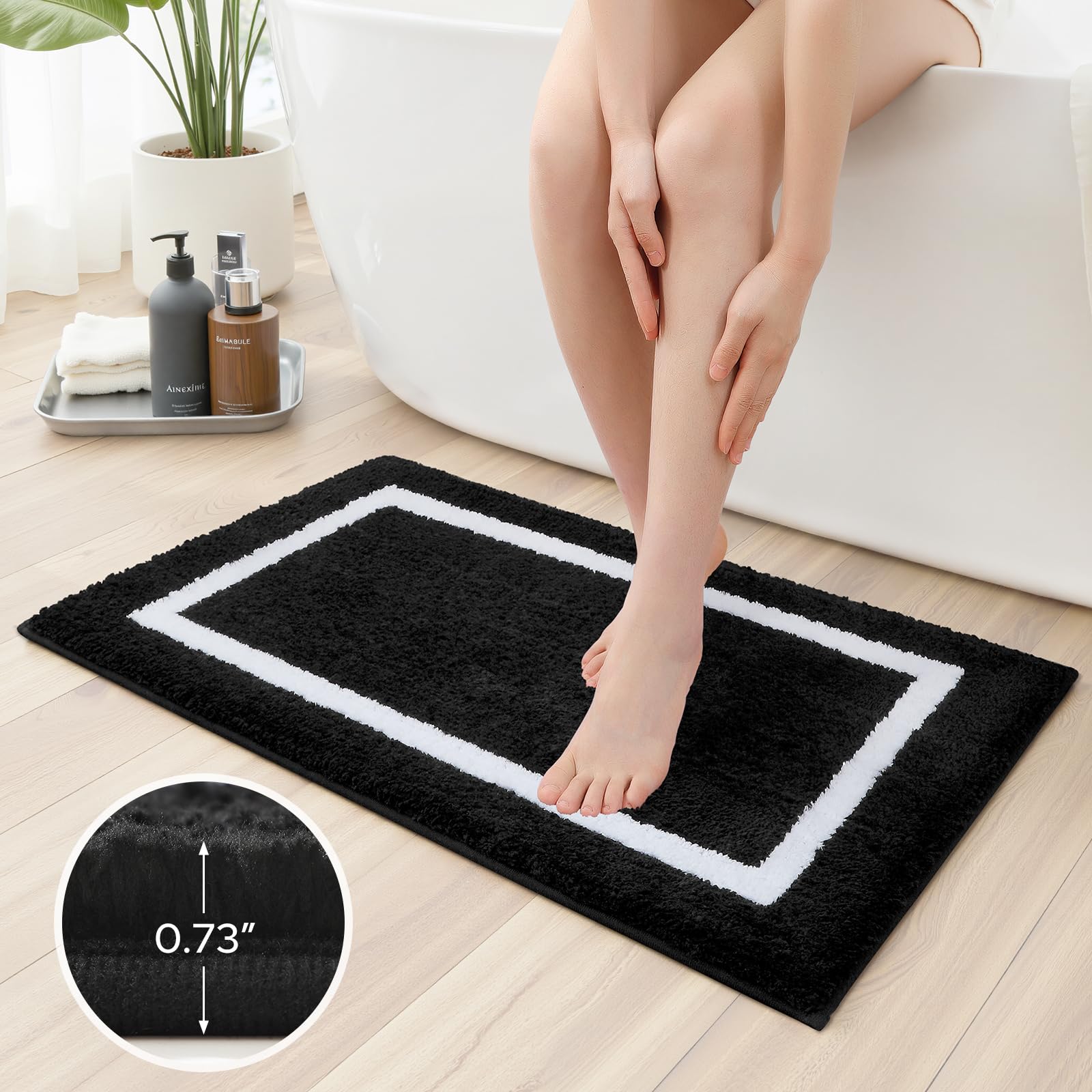 HOMEIDEAS tapis posé sur carrelage illustrant protection du sol et confort