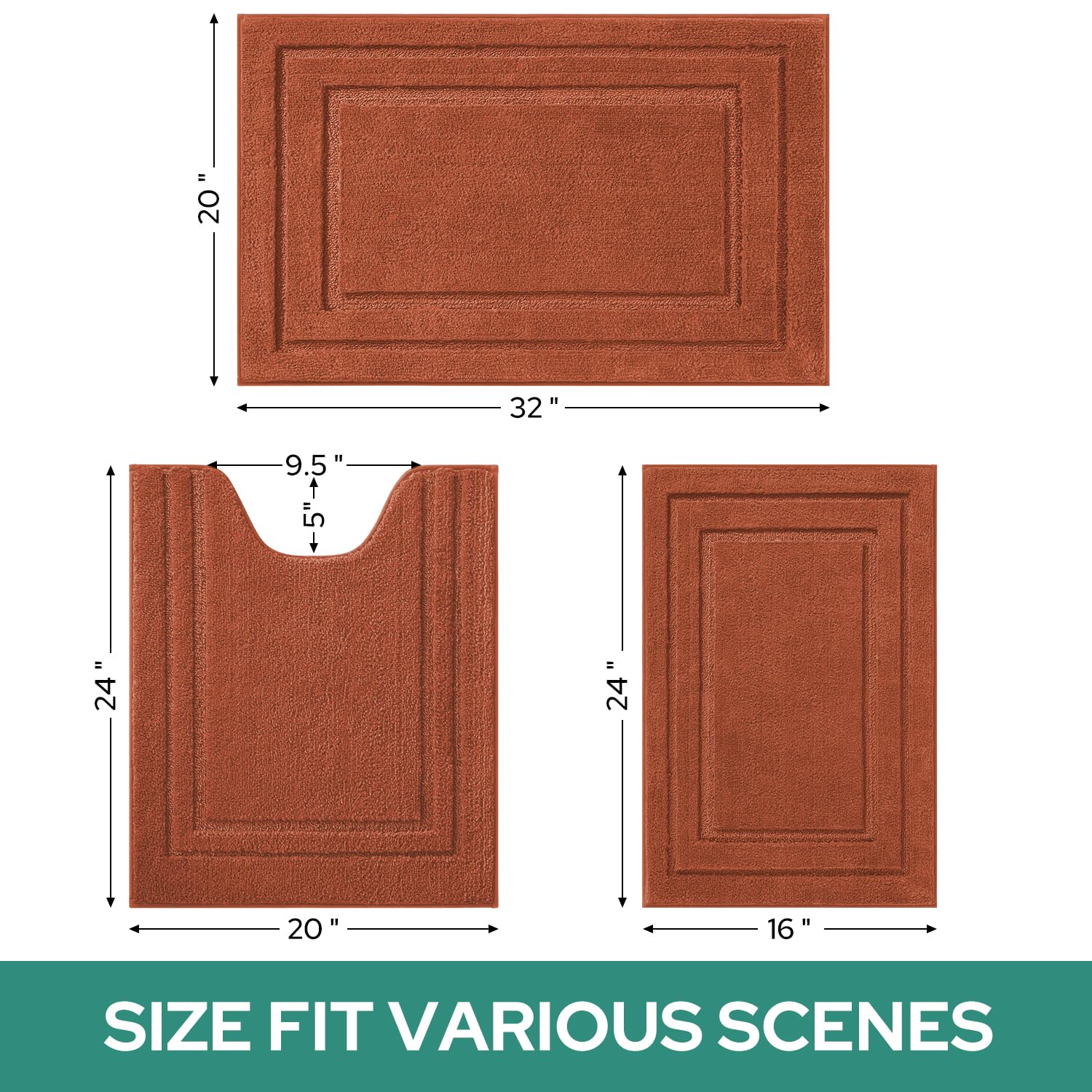 HOMEIDEAS tapis au pied du lavabo apportant confort et chaleur tactile