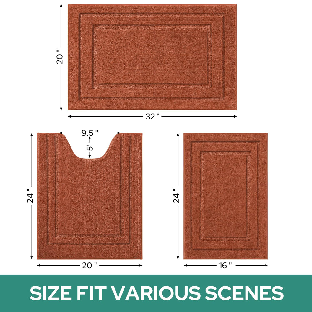 HOMEIDEAS tapis au pied du lavabo apportant confort et chaleur tactile
