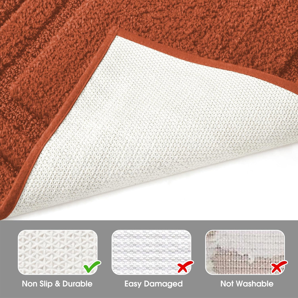 HOMEIDEAS tapis placé devant douche absorbant l'eau et empêchant les glissades