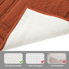 HOMEIDEAS tapis placé devant douche absorbant l'eau et empêchant les glissades