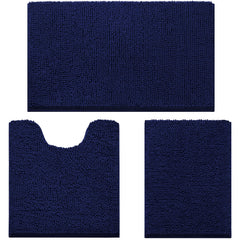 HOMEIDEAS tapis de face bleu marine montrant design et couleur, apporte élégance