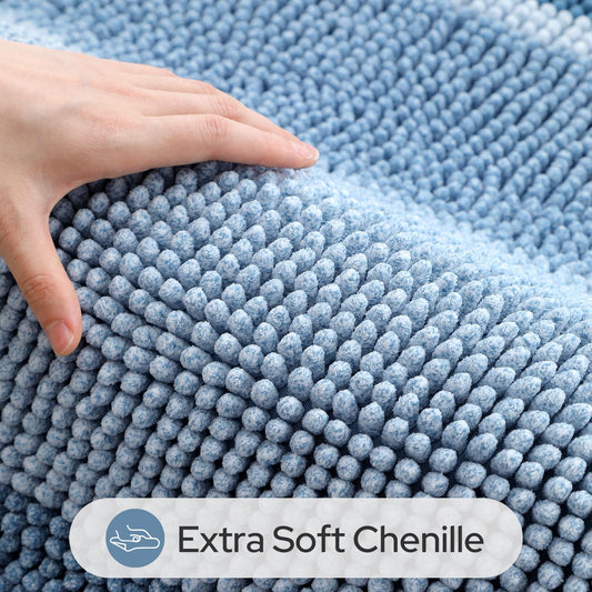 HOMEIDEAS gros plan chenille montrant fibres épaisses et confort