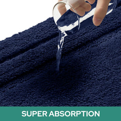HOMEIDEAS tapis en U autour des toilettes sécurité antidérapante renforcée