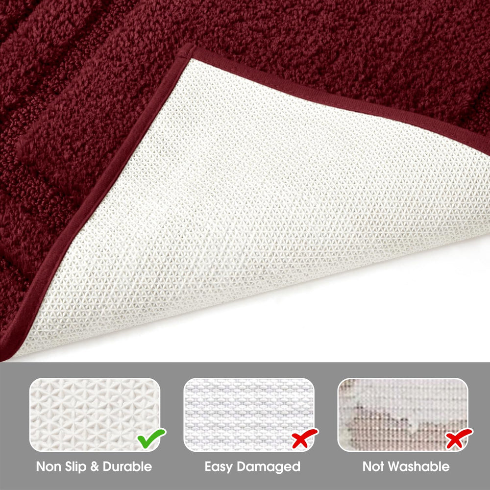 HOMEIDEAS tapis en U placé devant toilettes, sécurité et confort