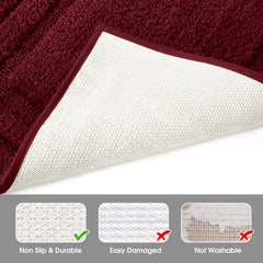 HOMEIDEAS tapis en U placé devant toilettes, sécurité et confort