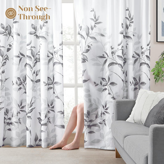 HOMEIDEAS gros plan motif feuilles imprimé apportant profondeur