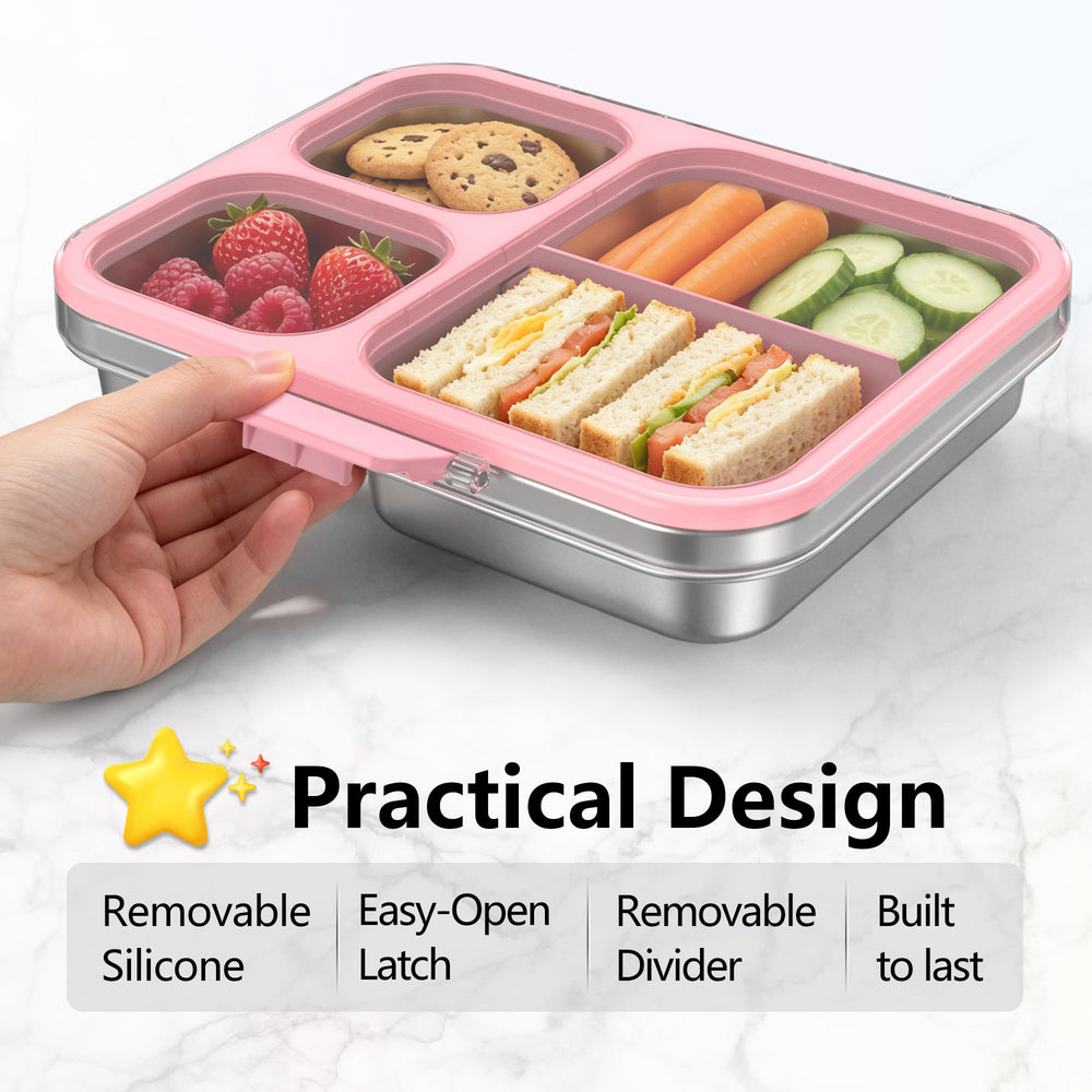 HOMEKOL trois compartiments remplis illustrant portions séparées