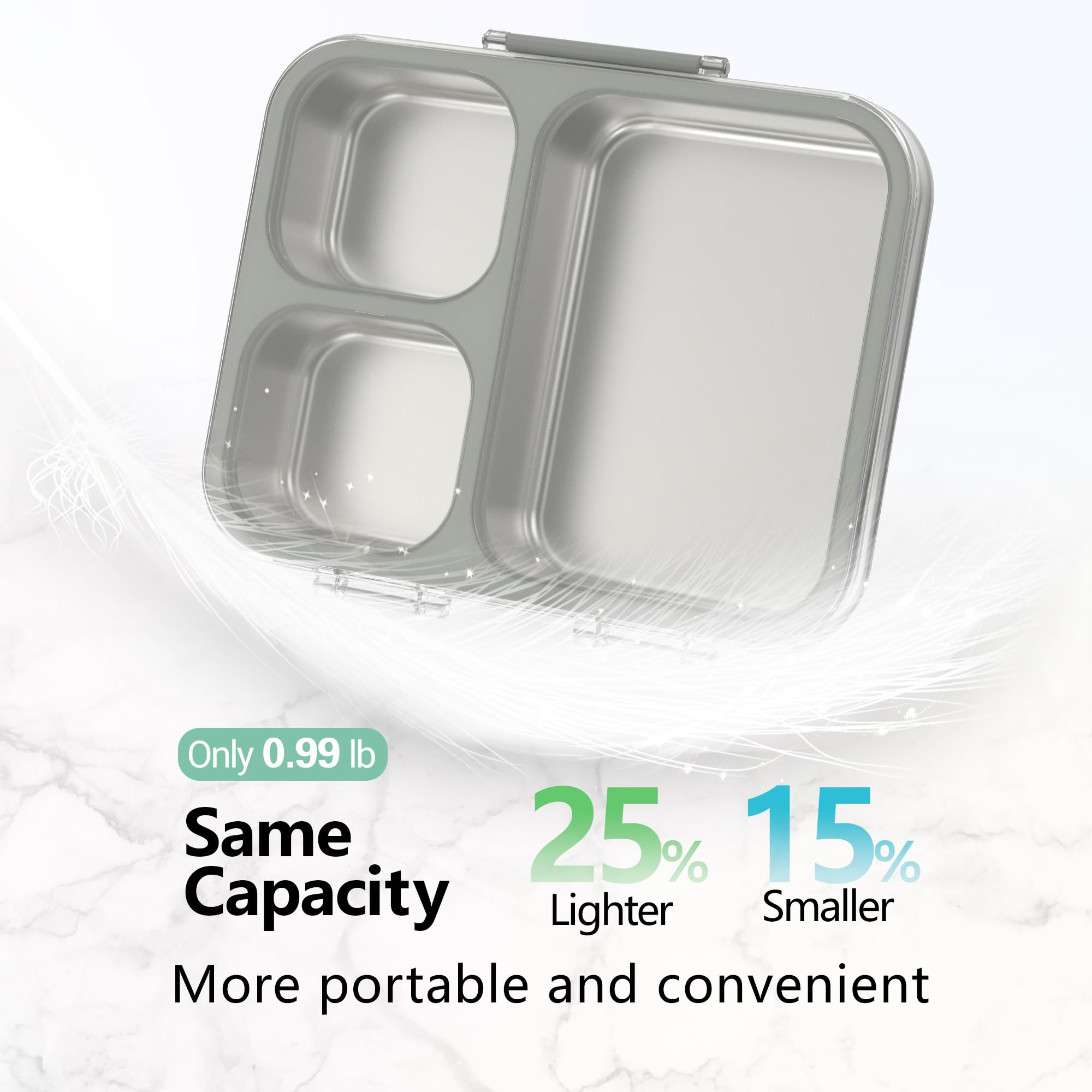 HOMEKOL bento gros plan du joint silicone garantissant étanchéité