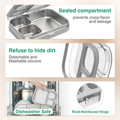HOMEKOL boîte-repas dans un sac à dos pratique pour transport quotidien