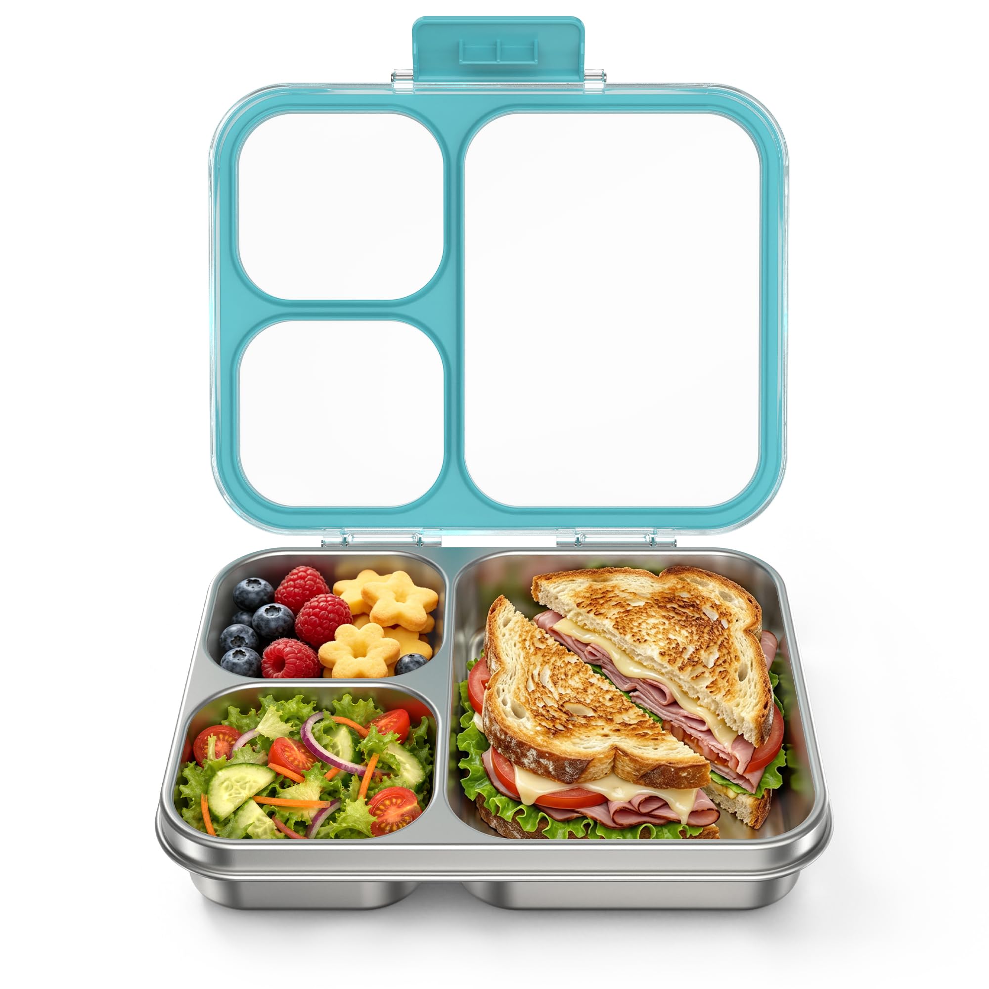 HOMEKOL boîte bleue vue de face, design mince et transportable