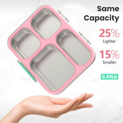 HOMEKOL compartiments remplis illustrant séparation des aliments et portionnement pratique bénéfique