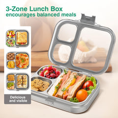 HOMEKOL couvercle Tritan transparent pour voir le contenu et éviter surprises